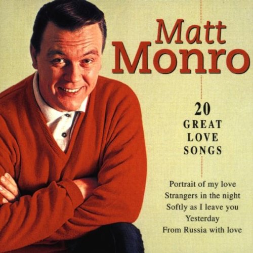 Matt Monro CD cover with portrait and song titles listed.