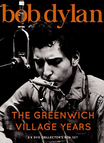 Bob Dylan playing harmonica, DVD cover for "The Greenwich Village Years.