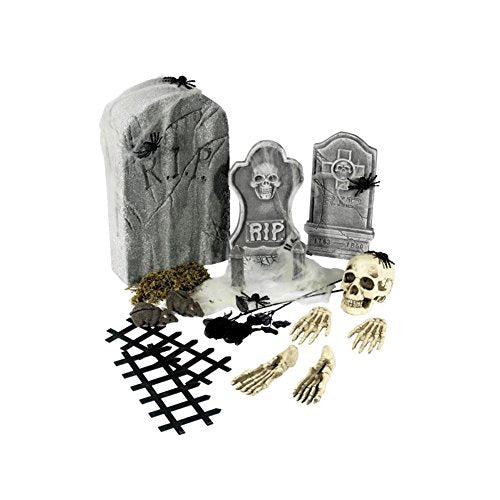 24 Piece Graveyard Collection, Grey