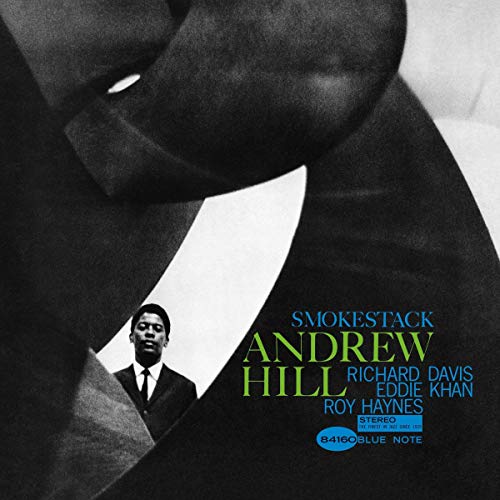 Andrew Hill “Smoke Stack” vinyl album cover, portrait of a man in a suit.