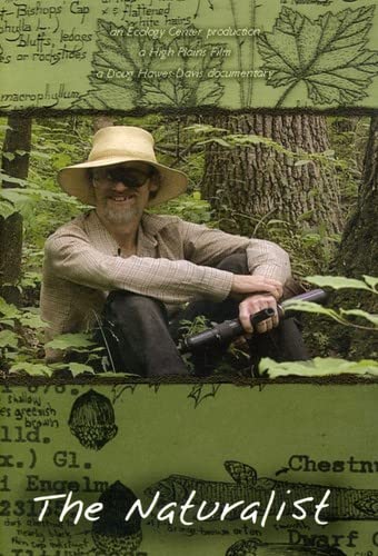 DVD cover for “The Naturalist” featuring a man in a forest.