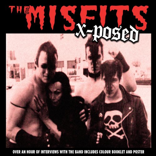 Misfits "X-Posed" CD cover with band members in a pink-toned photo.