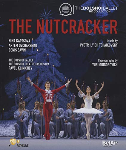 Blu-ray cover for The Nutcracker ballet, featuring dancers in performance.