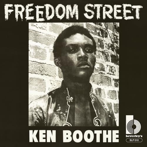Ken Boothe album cover: black and white portrait against a brick wall.