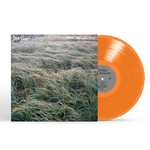 Steve Gunn’s “Music For Writers” opaque orange vinyl record with field cover art.