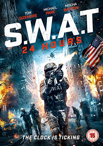 S.W.A.T. 24 Hours DVD cover with armed officers in a city conflict.