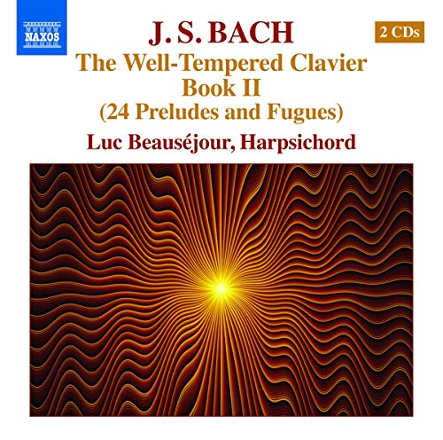CD cover for Bach’s "Well-Tempered Clavier, Book II" performed by Luc Beausejour.