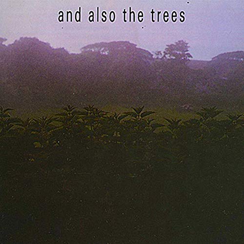 CD cover for "And Also The Trees" with a purple, hilly landscape.