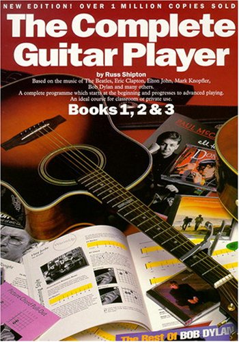 Book cover for "The Complete Guitar Player" with guitar and musician images.