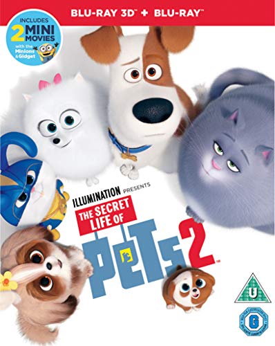 The Secret Life of Pets 2 Blu-ray cover featuring various animated animal characters.