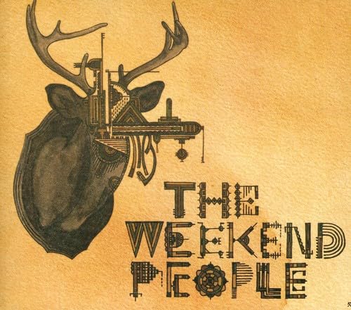 CD cover with illustrated deer head incorporating building shapes and text.