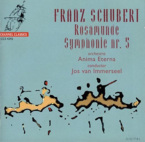 CD cover for Schubert’s “Rosamunde” and Symphony No. 5 by Anima Eterna.