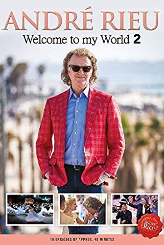 DVD cover featuring André Rieu in a red jacket, with performance stills.