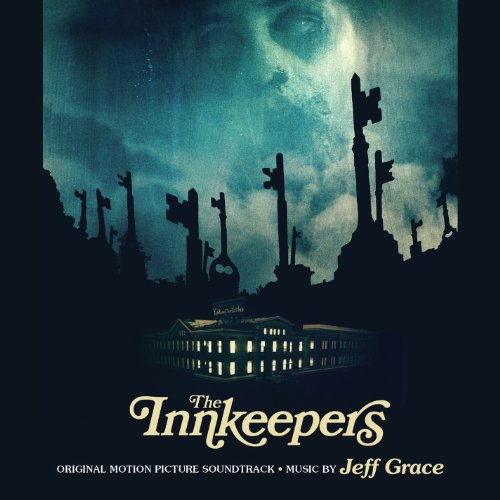 CD cover for "The Innkeepers" soundtrack, featuring keys and a building.