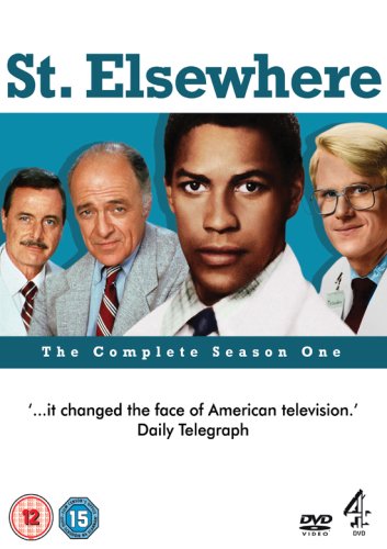 St. Elsewhere" Series 1 DVD cover featuring four doctors in portraits.