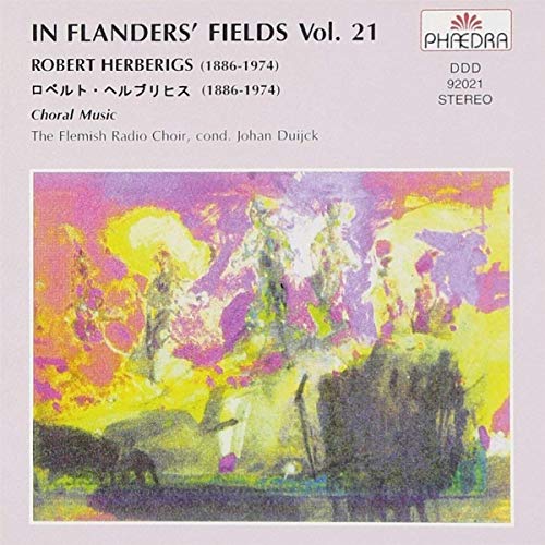 CD cover for "In Flanders Fields Vol. 21" featuring abstract landscape art.