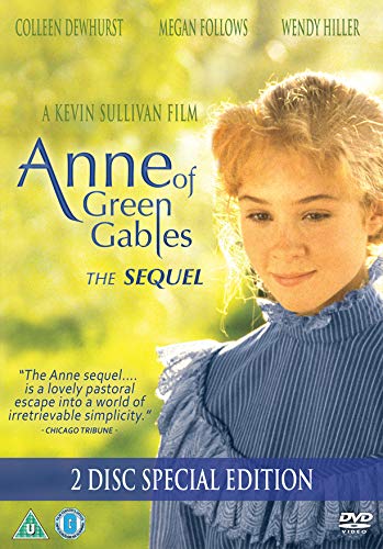 DVD cover for "Anne of Green Gables - The Sequel" featuring Megan Follows.