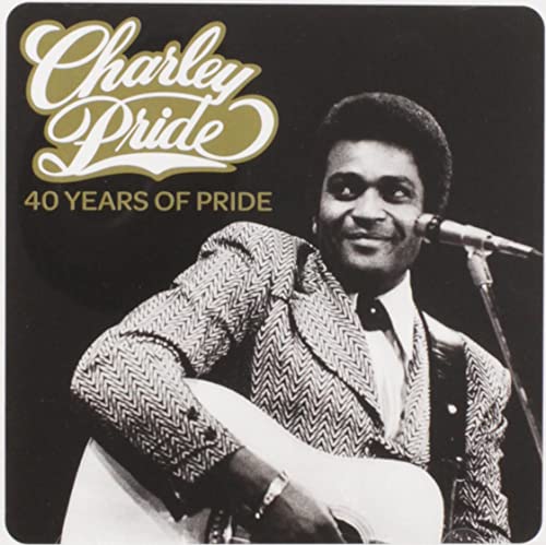 Charley Pride album cover featuring a portrait of the singer with a guitar.