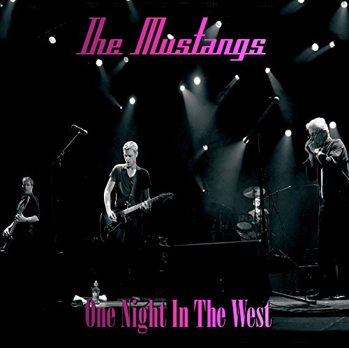 CD cover: Band performing on a dark stage with pink text.