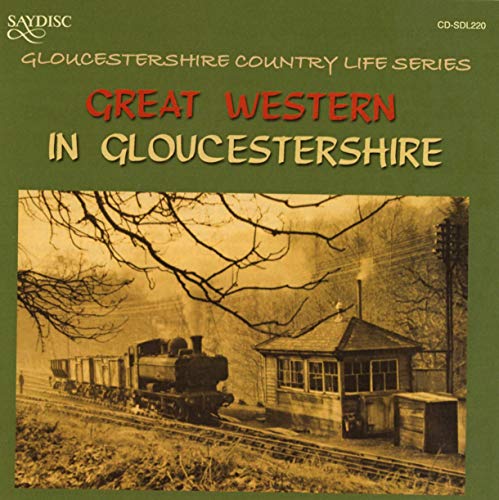 CD cover depicting a vintage steam train and signal box in Gloucestershire.
