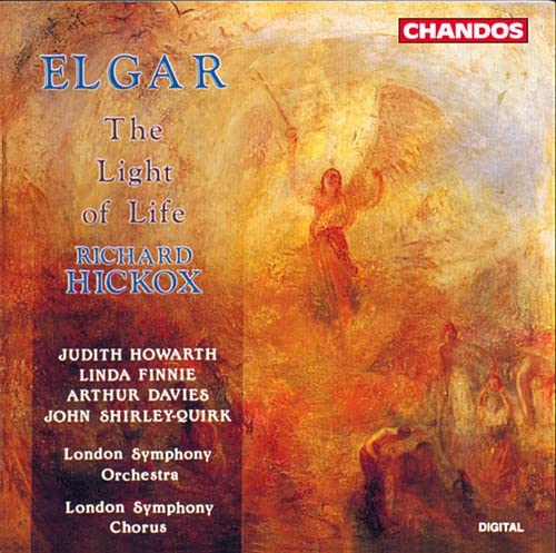CD cover for Elgar’s “The Light of Life” with angelic painting.