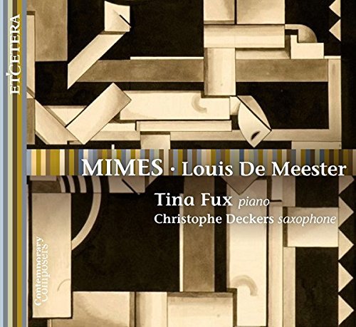 CD cover with abstract geometric shapes and composer/performer names.