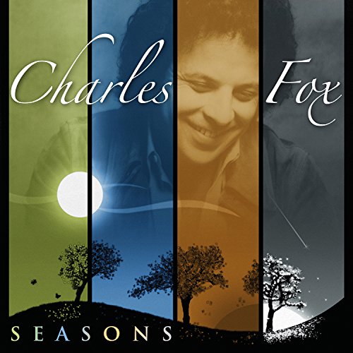 CD cover for Charles Fox’s “Seasons” with seasonal imagery and portrait.