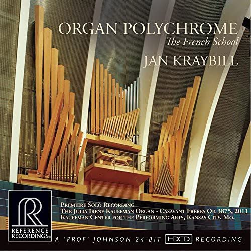 CD cover featuring a golden organ pipe arrangement, text “Organ Polychrome” and artist name.