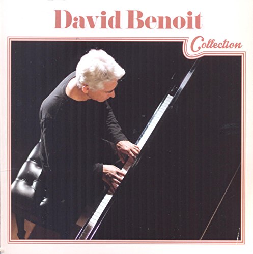 David Benoit playing a grand piano on the David Benoit Collection album cover.