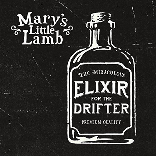 CD cover: vintage-style bottle illustration with text "Elixir For The Drifter".