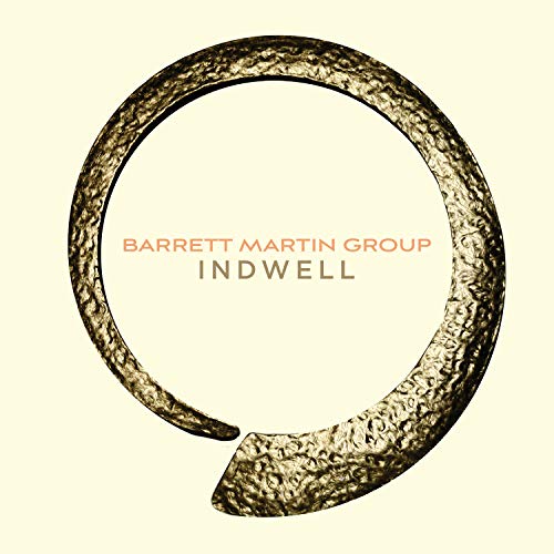 CD cover: textured gold circle with "Barrett Martin Group Indwell" text.