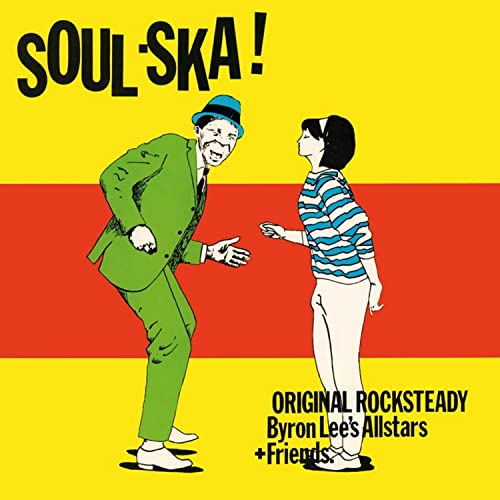 Album cover for Byron Lee’s All Stars’ “Soul Ska!” featuring illustrated figures.