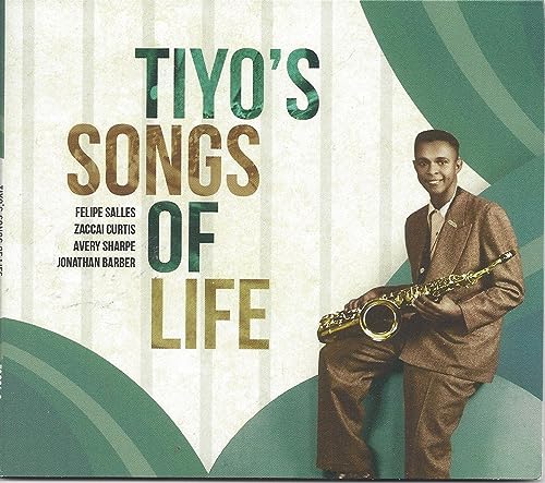 CD cover featuring Felipe Salles with a saxophone, in a suit.