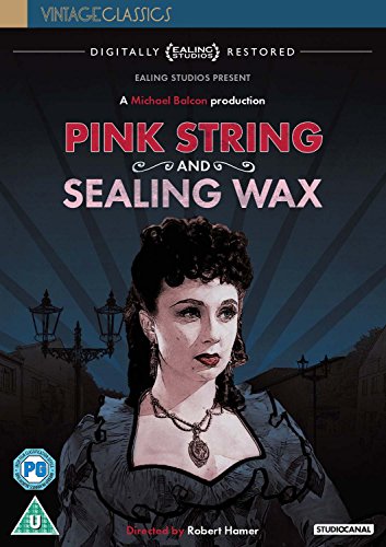 DVD cover for "Pink String And Sealing Wax" featuring a woman in Victorian dress.