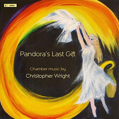 CD cover: painting of a woman reaching for doves in a swirl of color.