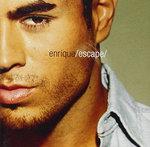 Enrique Iglesias “Escape” CD cover featuring a close-up portrait.