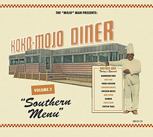 CD cover for "Koko Mojo Diner Vol.3" featuring a diner illustration.