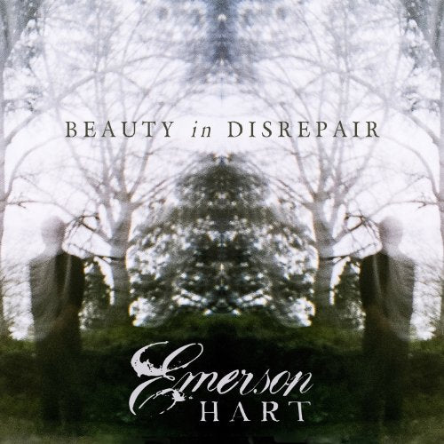CD cover for Emerson Hart’s “Beauty In Disrepair” with tree branches.