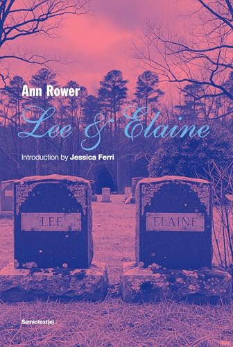Book cover: "Lee & Elaine" with a cemetery scene in purple tones.