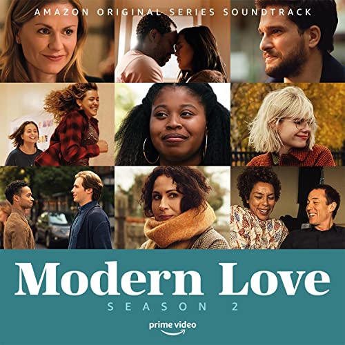 Album cover for "Modern Love Season 2" featuring diverse faces in a grid.