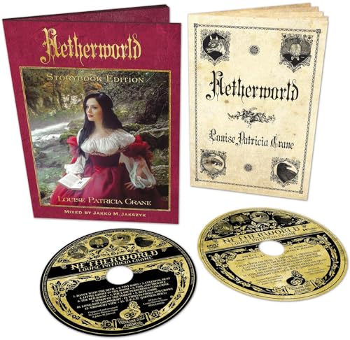“Netherworld” CD/DVD Digibook with woman in red dress and two discs.
