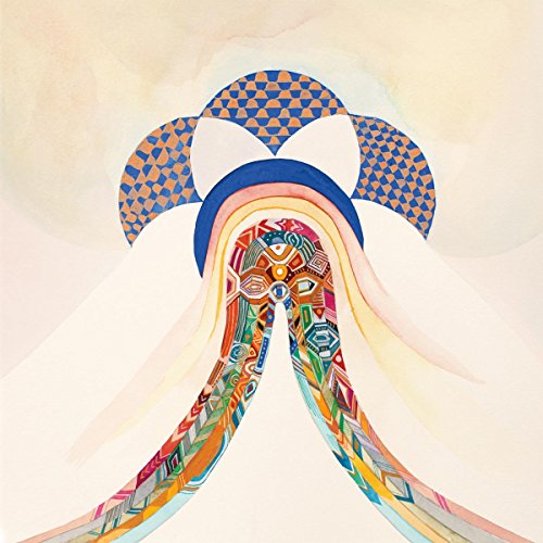 CD album cover: abstract geometric shapes in blue, orange, and white.