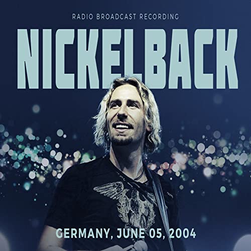 Nickelback CD cover featuring Chad Kroeger with concert lighting effects.