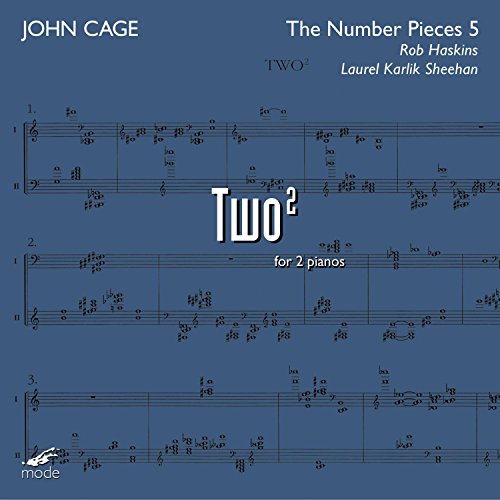 CD cover for John Cage’s “The Number Pieces 5” featuring musical notation.
