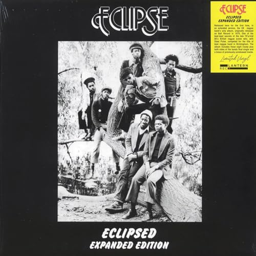 Vinyl record cover for “Eclipse - Eclipsed (Expanded Edition)” featuring a band portrait.