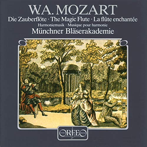 CD cover for Mozart’s *The Magic Flute* featuring a pastoral scene.