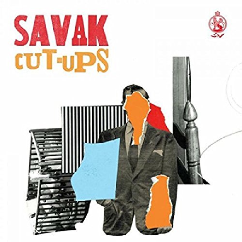 Savak “Cut-Ups” vinyl album cover with collage of figures and shapes.