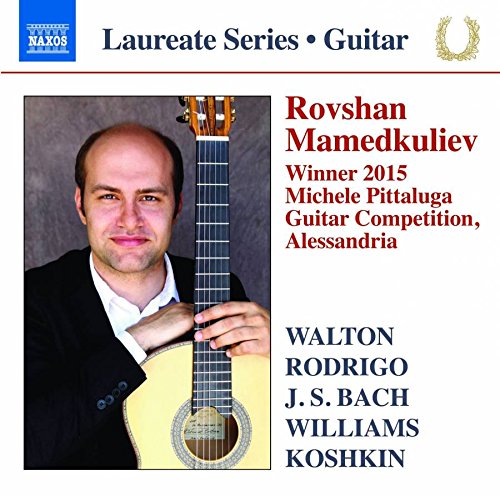 CD cover featuring guitarist Rovshan Mamedkuliev and composer names.