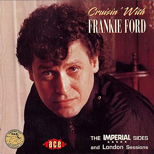 CD cover featuring portrait of Frankie Ford, singer with curly hair.