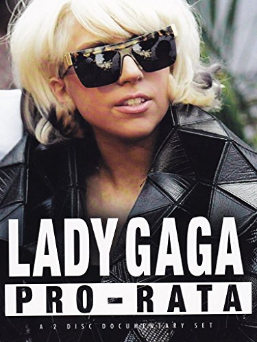 Lady Gaga in sunglasses and leather jacket on DVD cover.